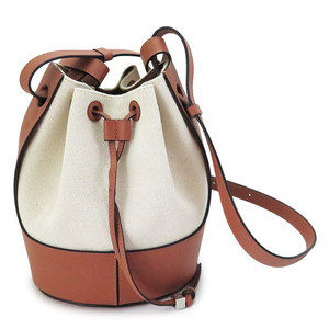 Loewe Shoulder Bag Handbag Balloon Bag Small Ecru/Tan